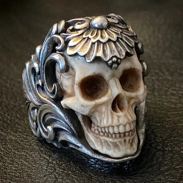 🔥LAST DAY 60% OFF🔥 DarkEmbrace™💀Vintage Armor Antler Skull Ring