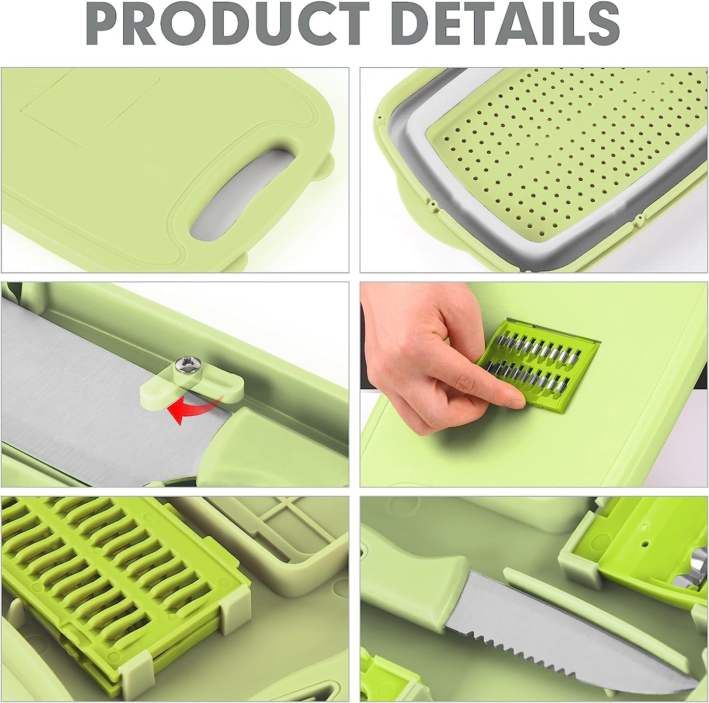 EazyPrep™ 9-In-1 Multi Chopping Board