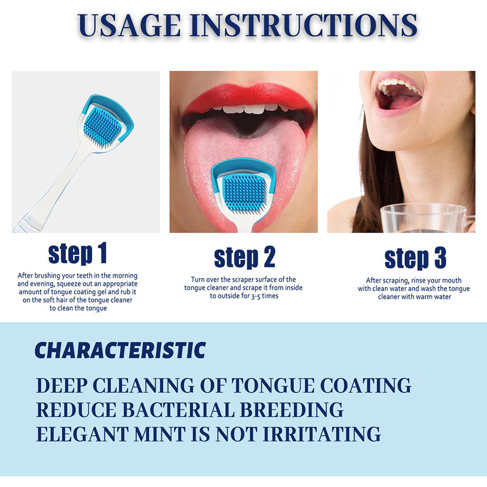 🔥LAST DAY 80% OFF🔥Tongue Cleaning Gel Set