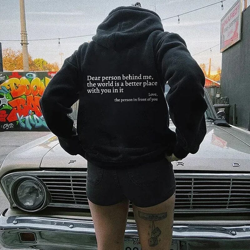 🔥LAST DAY 49% OFF🔥Unisex 'Dear Person Behind Me' hoodie