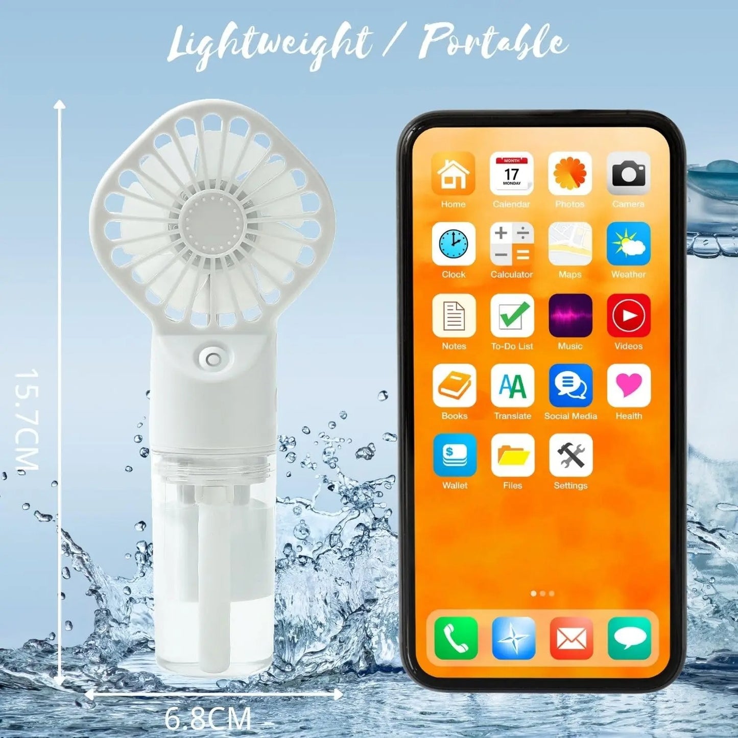 IceMist™ NEW Portable Mist Mini Cooler Fan