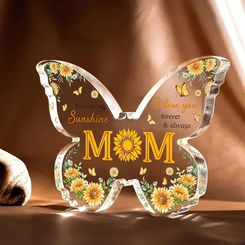 Acrylic Butterfly Ornaments For Mom| Sparkly Lights™