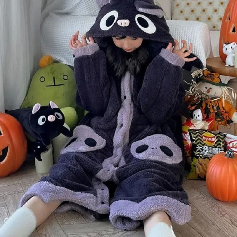 🔥LAST DAY 60% OFF🔥2023 Cartoon Bat Wearable Hooded Blanket