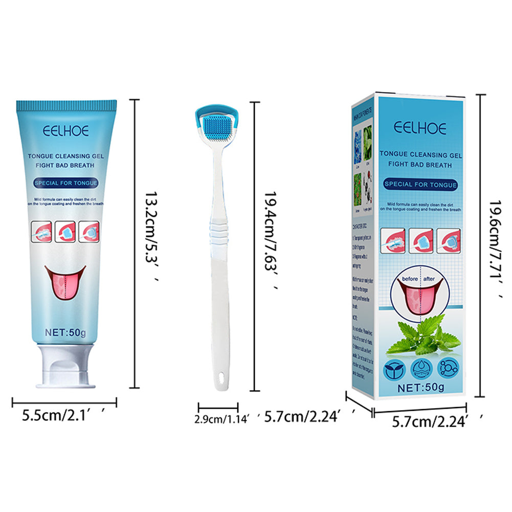 🔥LAST DAY 80% OFF🔥Tongue Cleaning Gel Set