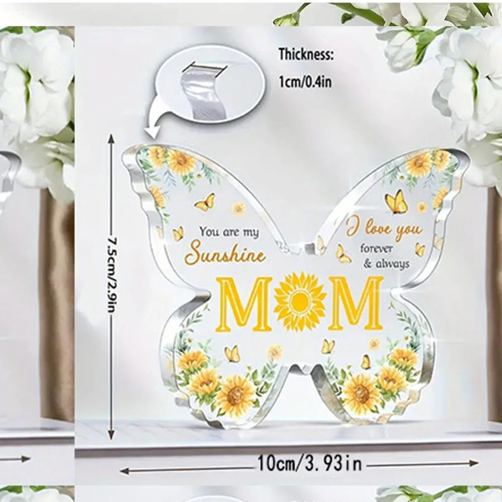 Acrylic Butterfly Ornaments For Mom| Sparkly Lights™