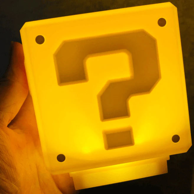 🔥LAST DAY 49% OFF🔥 Officially-licensed Mario Mini Question Block Light with Sound