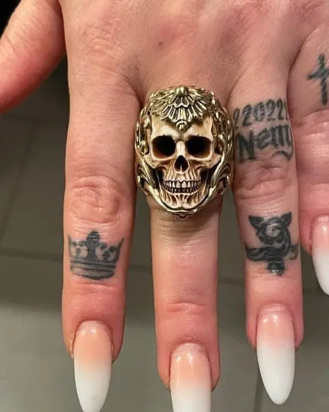 🔥LAST DAY 60% OFF🔥 DarkEmbrace™💀Vintage Armor Antler Skull Ring