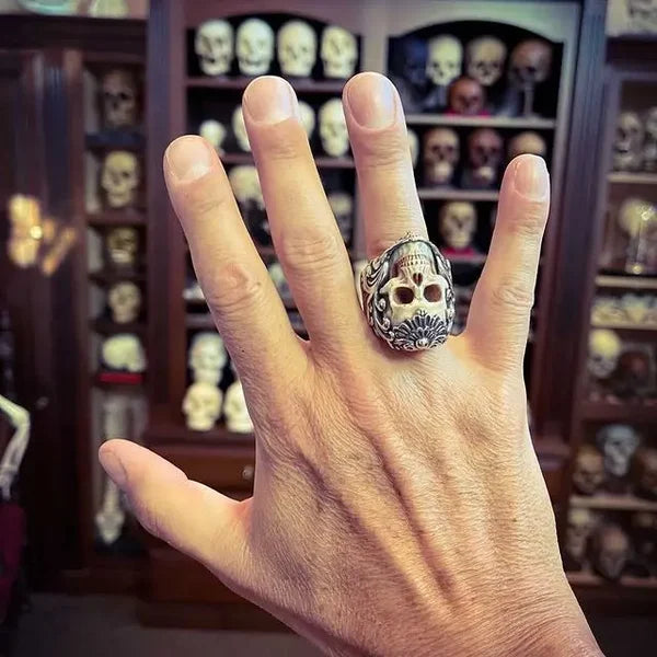 🔥LAST DAY 60% OFF🔥 DarkEmbrace™💀Vintage Armor Antler Skull Ring