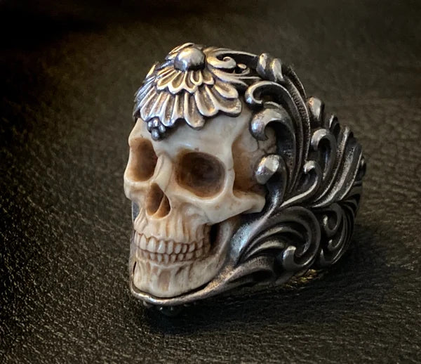 🔥LAST DAY 60% OFF🔥 DarkEmbrace™💀Vintage Armor Antler Skull Ring