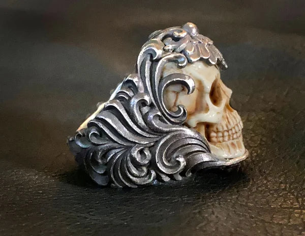 🔥LAST DAY 60% OFF🔥 DarkEmbrace™💀Vintage Armor Antler Skull Ring