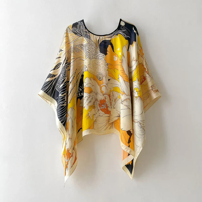 Women's Summer Pullover Silk Shawl