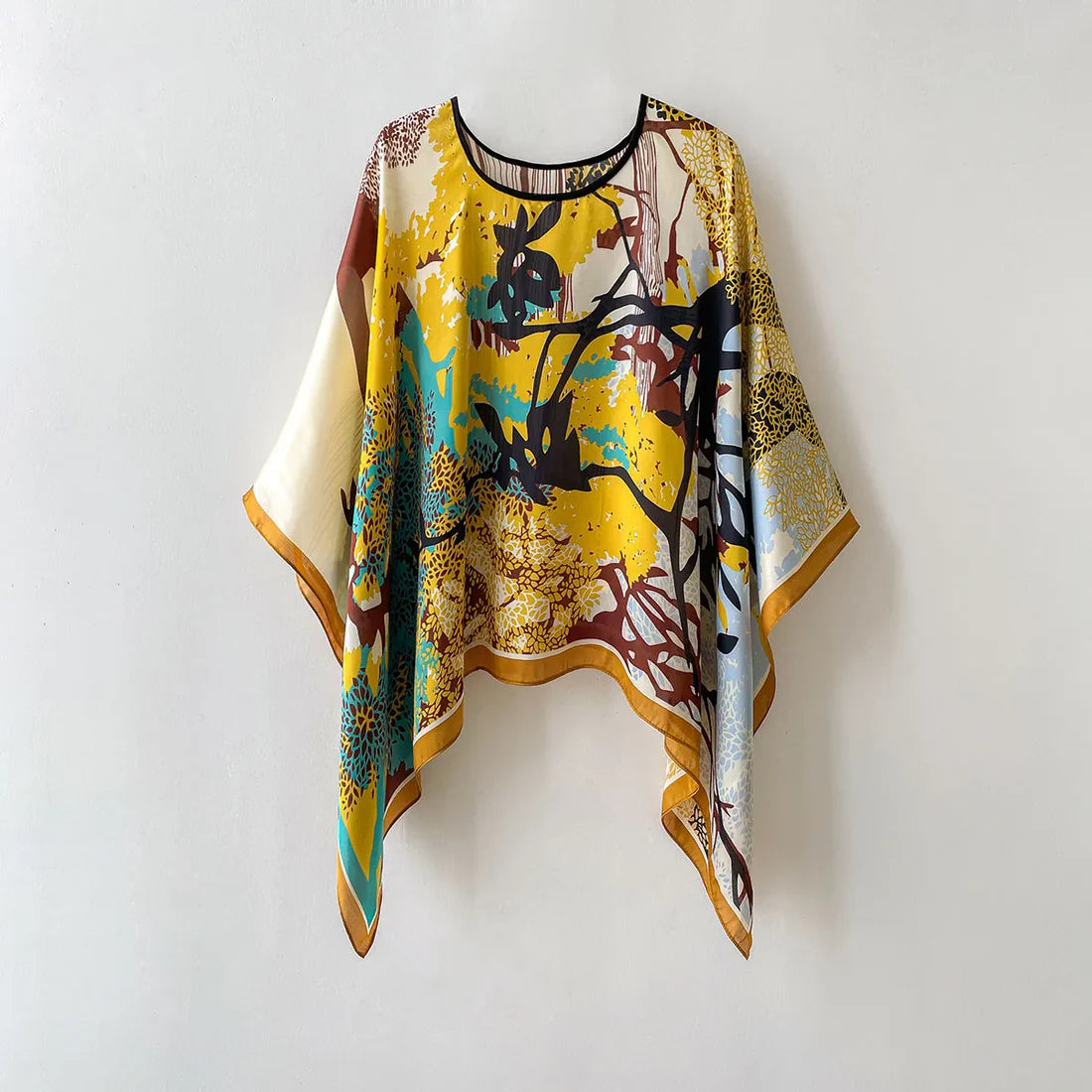 Women's Summer Pullover Silk Shawl