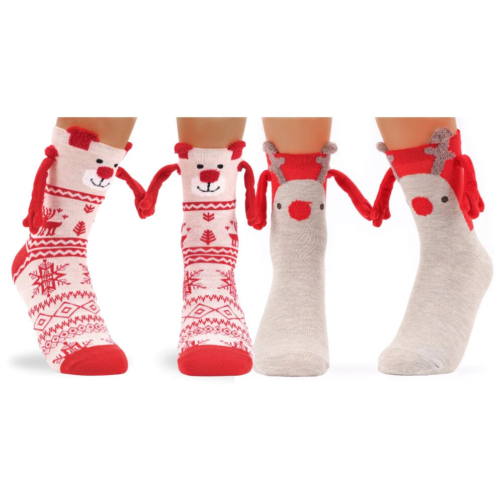 PairPals™:Magnetic Christmas Socks