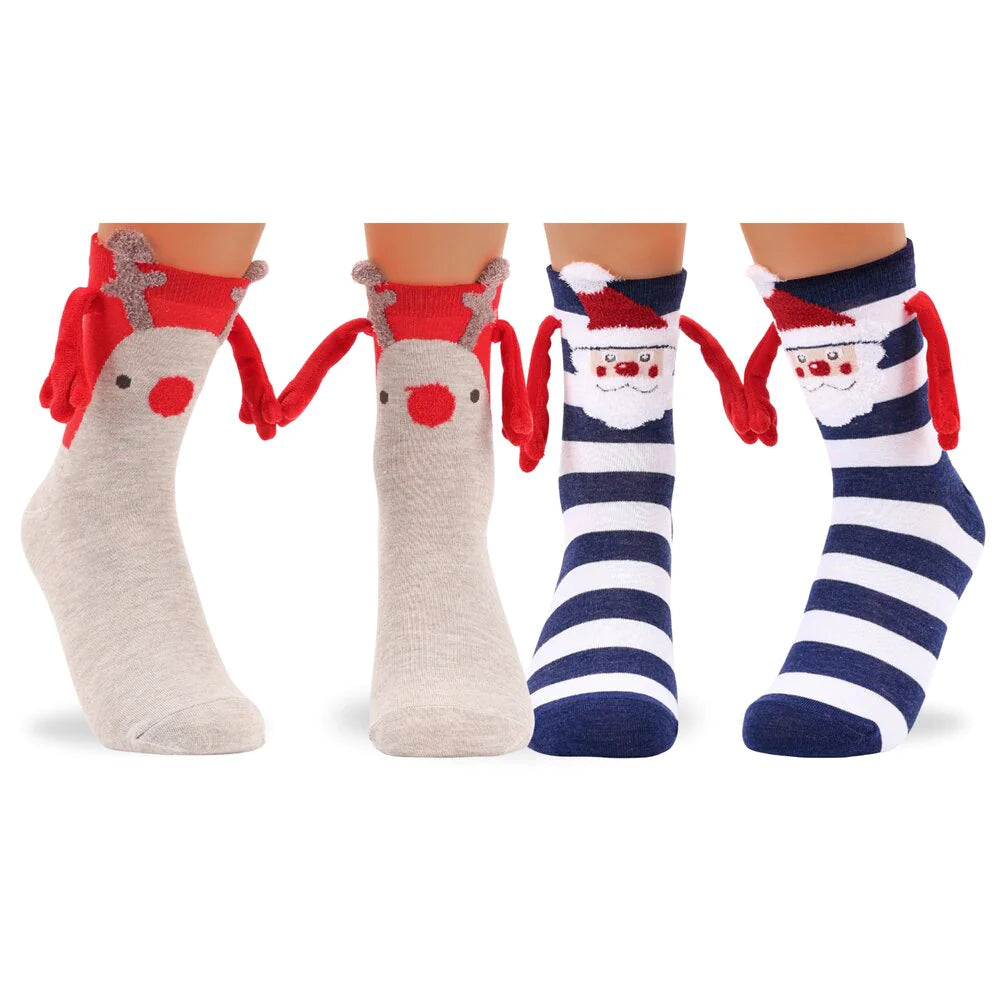 PairPals™:Magnetic Christmas Socks