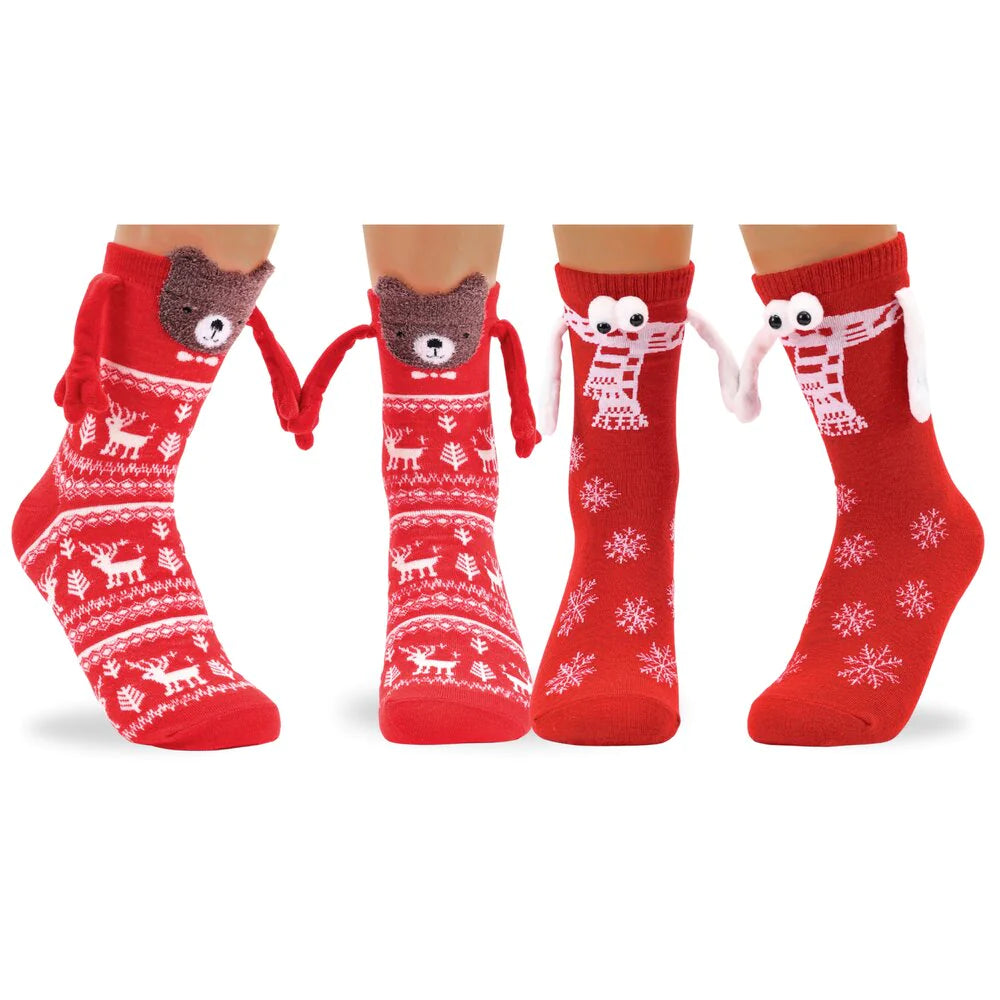 PairPals™:Magnetic Christmas Socks