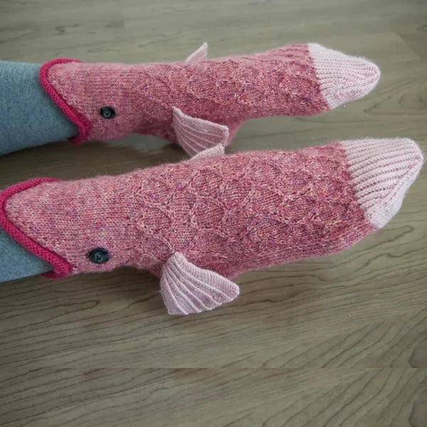 🎉 Last Day 70% OFF 🎉3D Knit Crocodile Socks