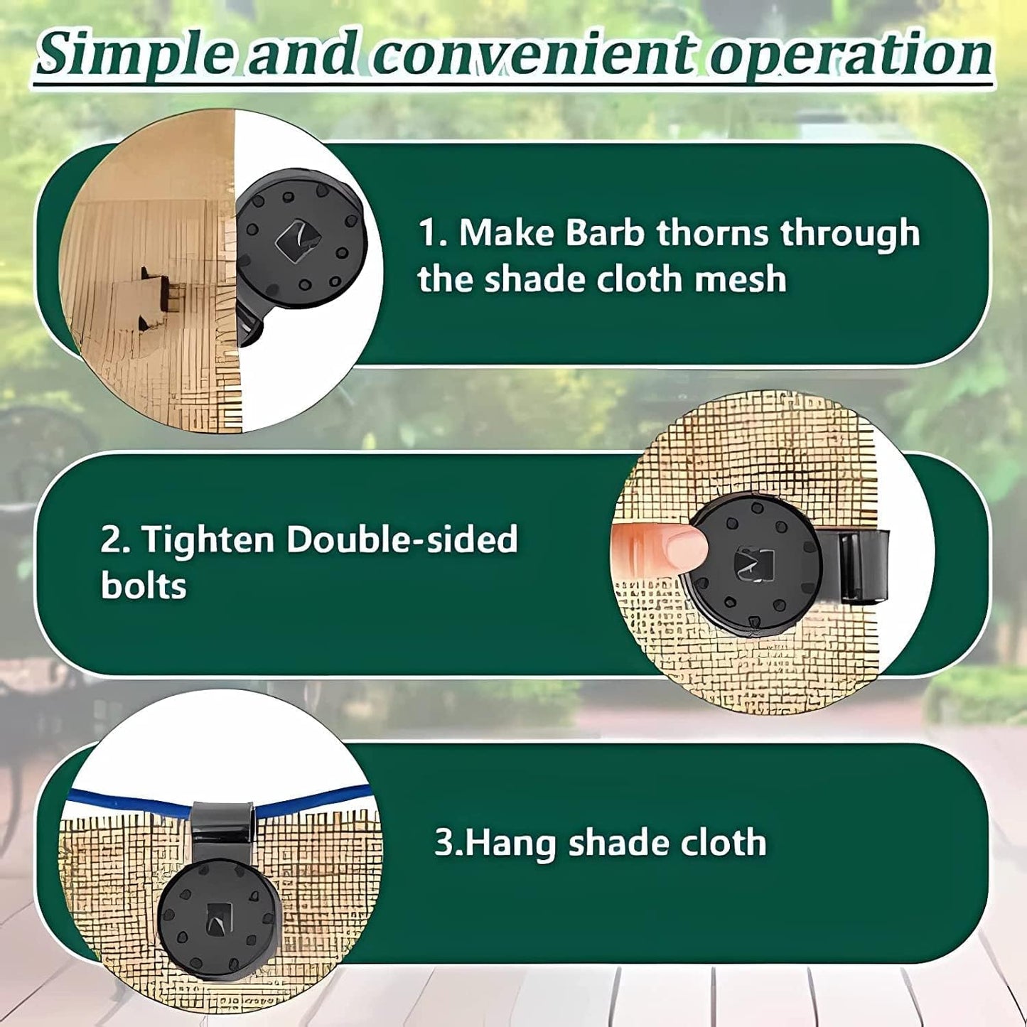 🔥SUMMER HOT SALE - Newly upgraded Reusable Shade Cloth Heavy Duty Lock Grip