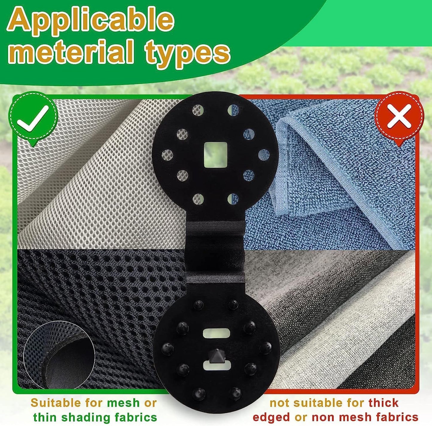 🔥SUMMER HOT SALE - Newly upgraded Reusable Shade Cloth Heavy Duty Lock Grip