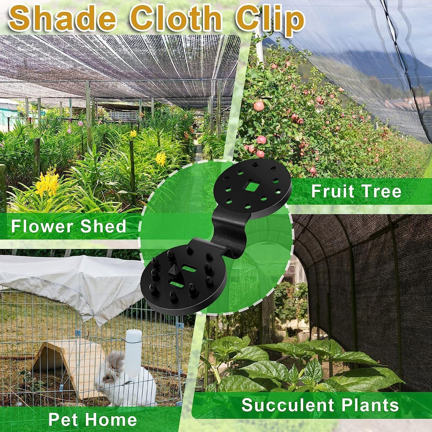 🔥SUMMER HOT SALE - Newly upgraded Reusable Shade Cloth Heavy Duty Lock Grip