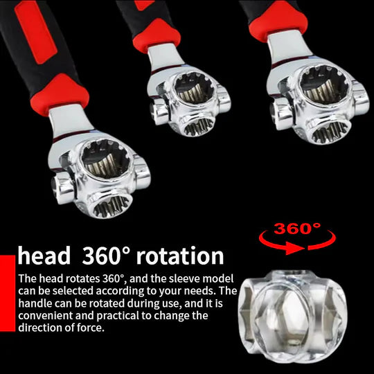 TurnEase™ Universal Socket Wrench