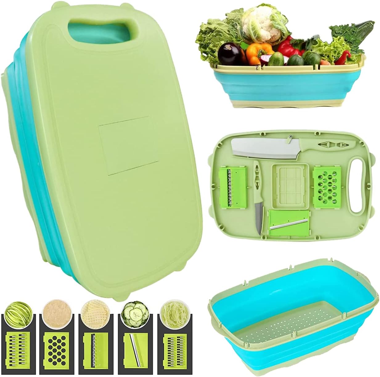 EazyPrep™ 9-In-1 Multi Chopping Board