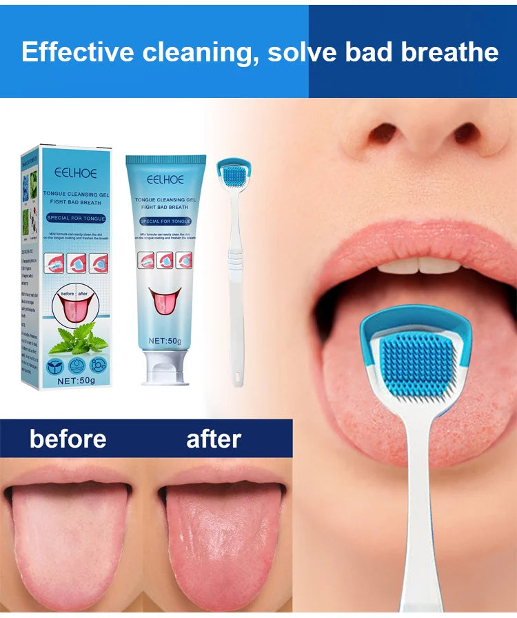 🔥LAST DAY 80% OFF🔥Tongue Cleaning Gel Set