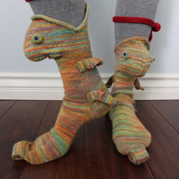 🎉 Last Day 70% OFF 🎉3D Knit Crocodile Socks