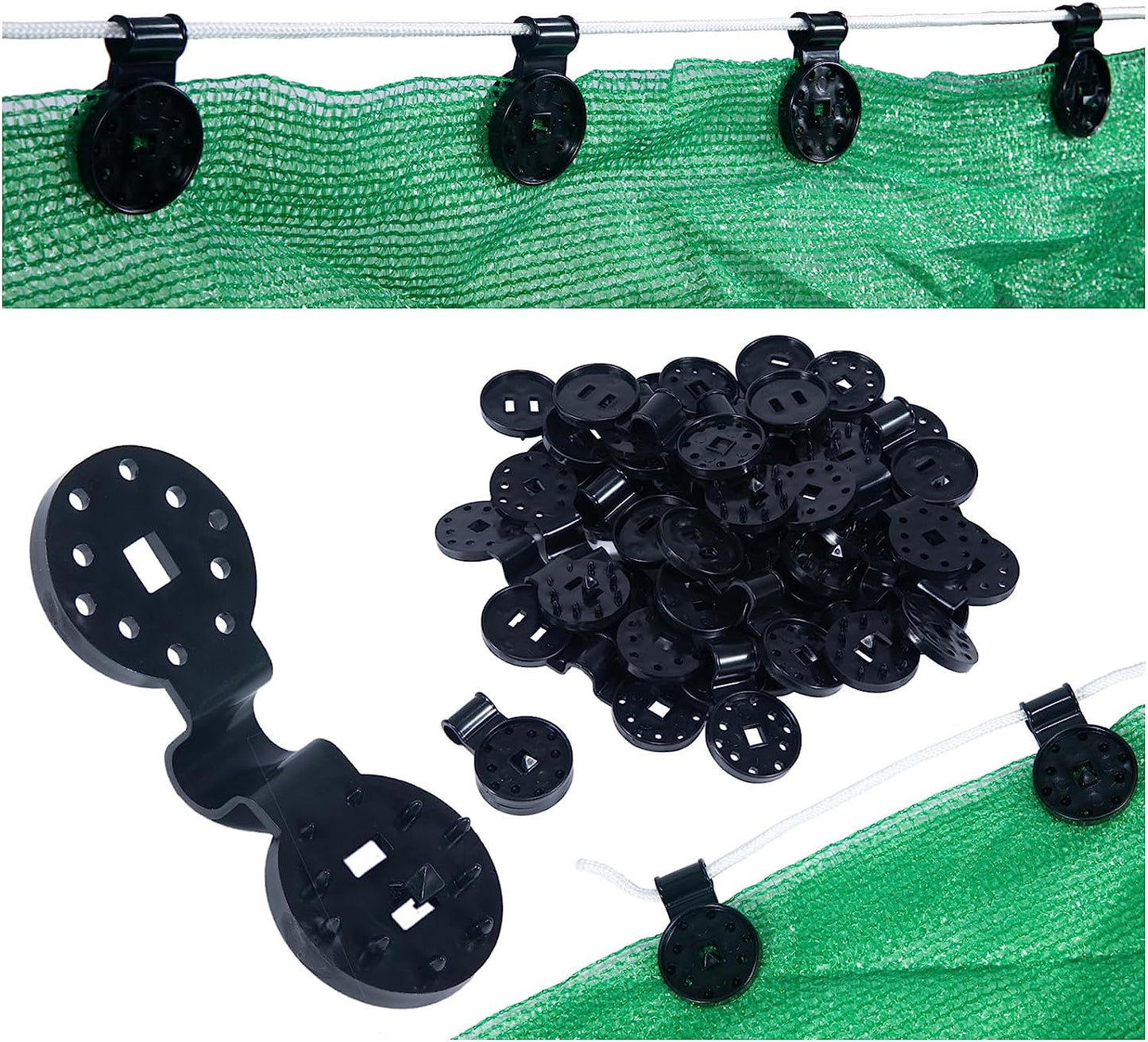 🔥SUMMER HOT SALE - Newly upgraded Reusable Shade Cloth Heavy Duty Lock Grip